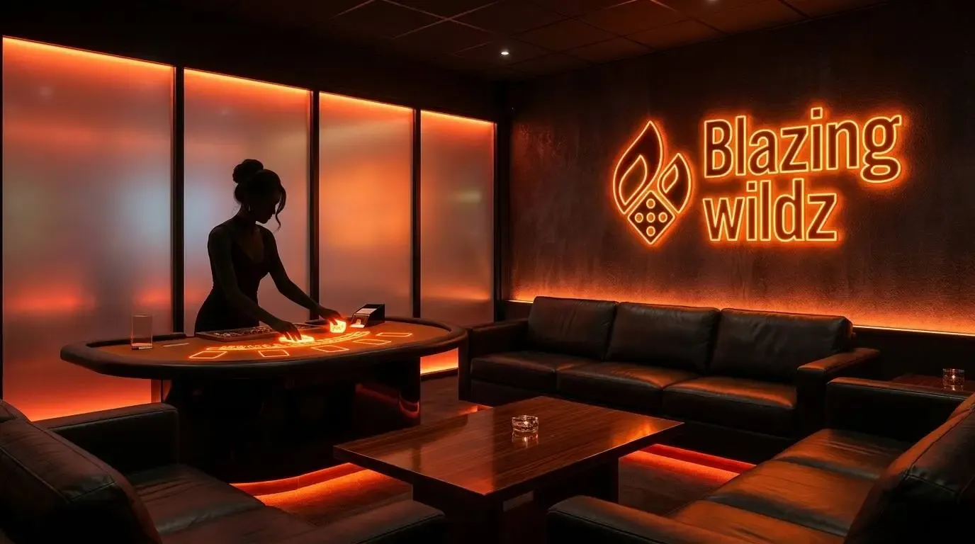 Croupier dealing glowing cards 2