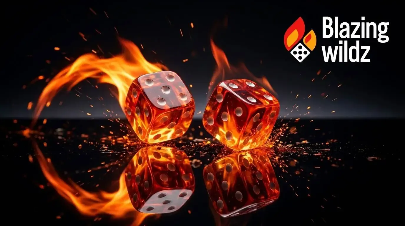 Crystal dice bouncing on table 2